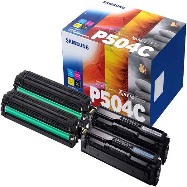 SAMSUNG - SU400A - Samsung-HP - Conf. 4 Toner originale - C-M-Y-K - CLT-P504C - SU400A