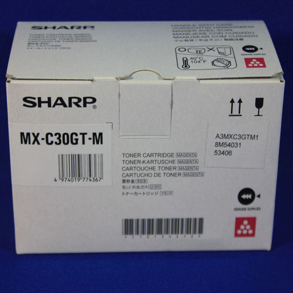 SHARP - MXC30GTM - Sharp - Toner - Magenta - MXC30GTM - 6.000 pag