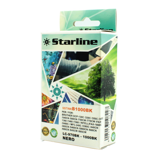 STARLINE - JNBR1000B - Starline - Cartuccia ink - per Brother - Nero - LC1000BK - 22,6ml