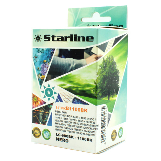 STARLINE - JNBR980B - Starline - Cartuccia ink - per Brother - Nero - LC980BK - 16ml