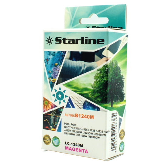 STARLINE - JNBR1240M - Starline - Cartuccia ink - per Brother - Magenta - LC1240M - 12ml