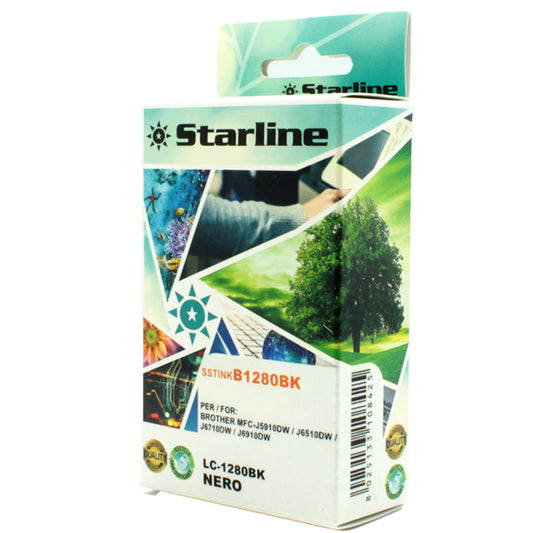 STARLINE - JNBR1280B - Starline - Cartuccia ink - per Brother - Nero - LC1280XLBK - 29,6ml