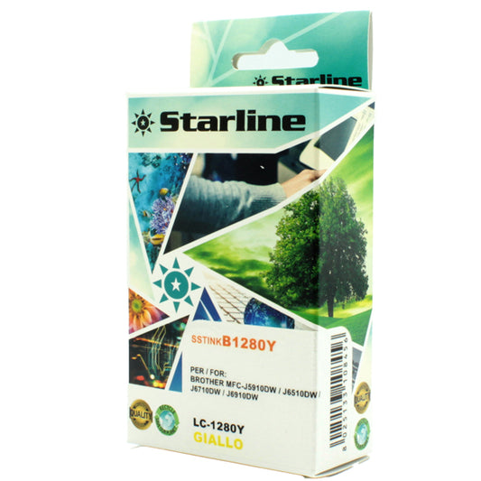 STARLINE - JNBR1280Y - Starline - Cartuccia ink - per Brother - Giallo - LC1280XLY - 16,6ml