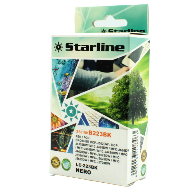 STARLINE - JNBR223B - Starline - Cartuccia ink - per Brother - Nero - LC223BK - 14,6ml