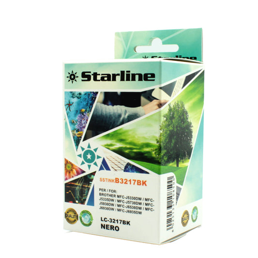 STARLINE - JNBR3217B - Starline - Cartuccia ink - per Brother - Nero - LC3217BK - 15ml