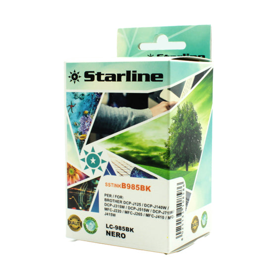 STARLINE - JNBR985B - Starline - Cartuccia ink - per Brother - Nero - LC985BK - 15ml