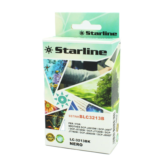 STARLINE - JNBR3213B - Starline - Cartuccia Ink per print C-BROTHER LC-3213BK - Nero