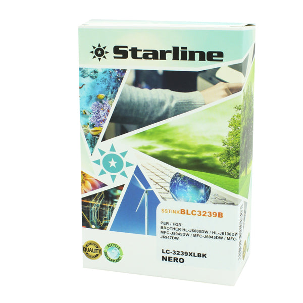 STARLINE - JNBR3239B - Starline - Cartuccia Ink per print C-BROTHER LC-3239XLBK - Nero