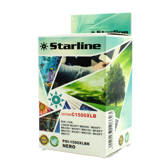 STARLINE - JNCA1500B - Starline - Cartuccia ink - per Canon - Nero - PGI-1500XLBK - 36ml