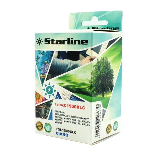 STARLINE - JNCA1500C - Starline - Cartuccia ink - per Canon - Ciano - PGI-1500XLC -  9193B001 - 11,5ml