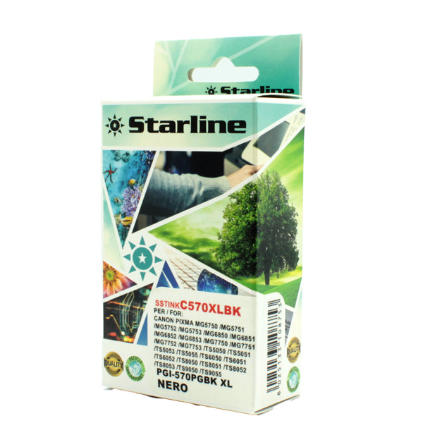 STARLINE - JNCA570B - Starline - Cartuccia ink - per Canon - Nero - PGI570BK - 23,4ml