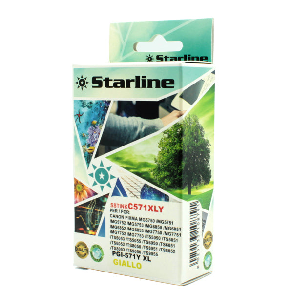 STARLINE - JNCA571Y - Starline - Cartuccia ink - per Canon - Giallo - CLI571Y - 12,4ml
