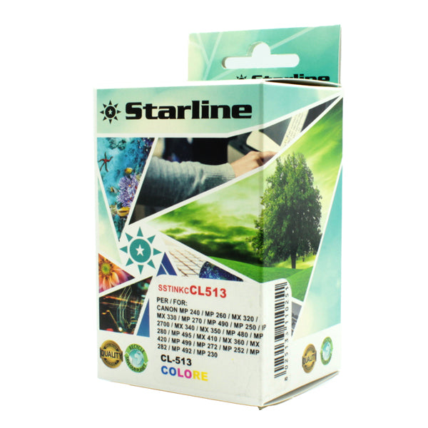 STARLINE - JRCACL513 - Starline - Cartuccia - ink colori per print c-Canon cl513 17ml