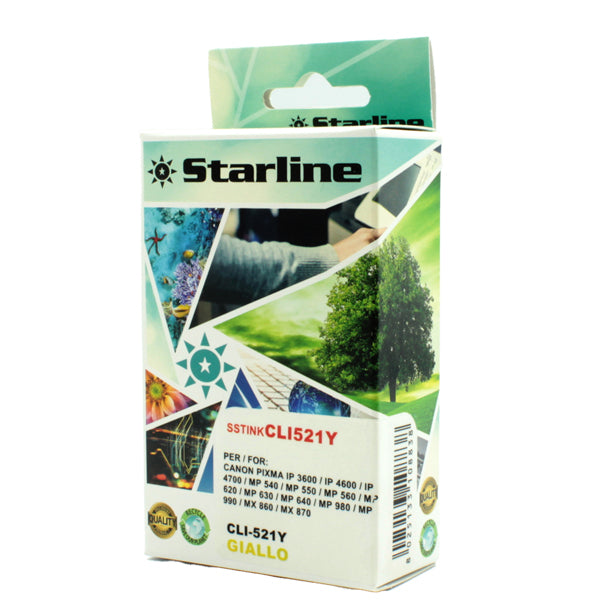 STARLINE - JNCA521Y - Starline - Cartuccia ink - per Canon - Giallo - CLI521 Y - 9ml