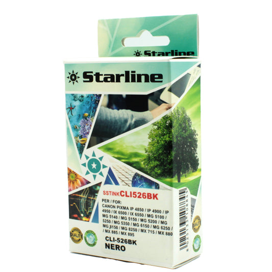 STARLINE - JNCA526B - Starline - Cartuccia ink - per Canon - Nero - CLI526 BK - 9ml