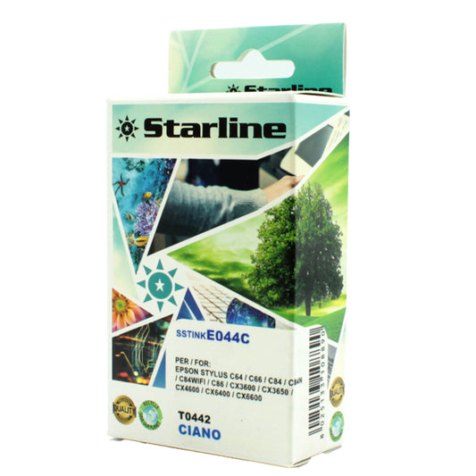 STARLINE - JNEPC64C - Starline - Cartuccia ink - per Epson - Ciano - C13T044220 - 14ml