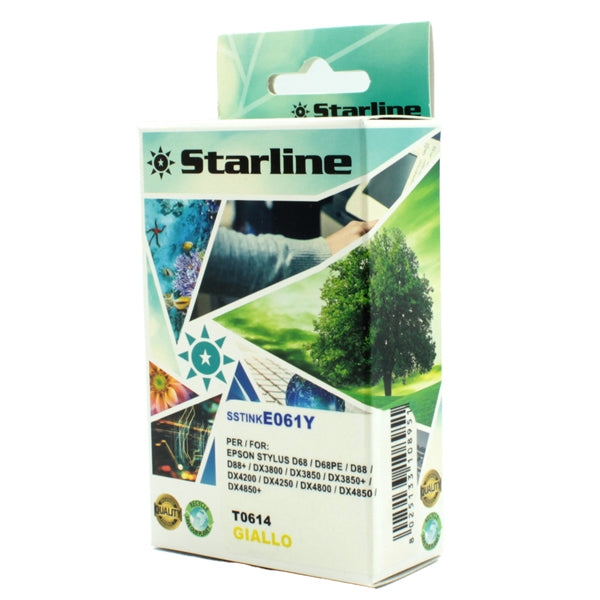 STARLINE - JNEP61Y - Starline - Cartuccia ink - per Epson - Giallo - C13T06144010 - T0614 - 14ml