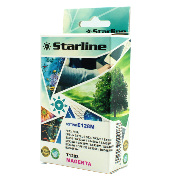 STARLINE - JNEP128M - Starline - Cartuccia ink - per Epson - Magenta - C13T12834012 - T1283 - 7ml