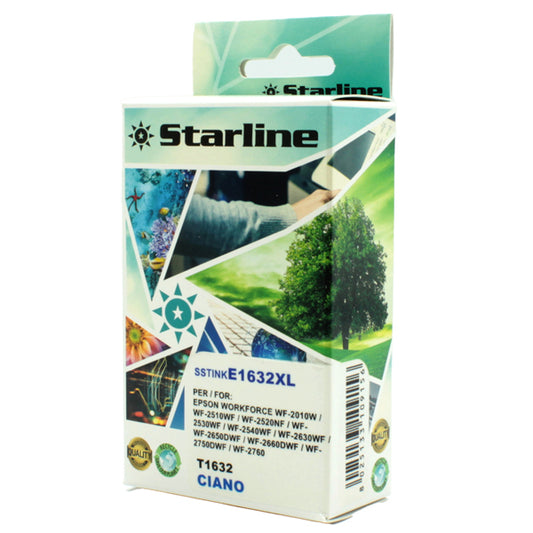 STARLINE - JNEP16C - Starline - Cartuccia ink - per Epson - Ciano - C13T16324012 - 16XL 10 ml