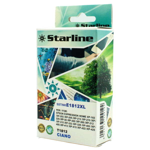 STARLINE - JNEP18C - Starline - Cartuccia ink - per Epson - Ciano - C13T18124012- 18XL-10ml