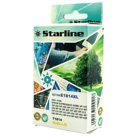 STARLINE - JNEP18Y - Starline - Cartuccia ink - per Epson - Giallo - C13T18144012- 18XL -10ml