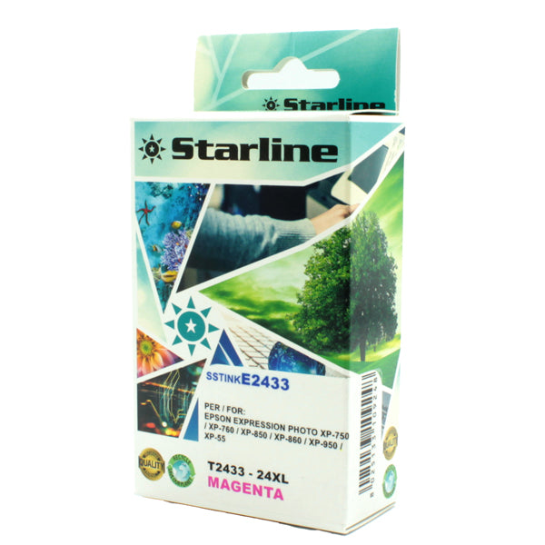 STARLINE - JNEP24M - Starline - Cartuccia ink - per Epson - Magenta - C13T24334012 -24XL -11m