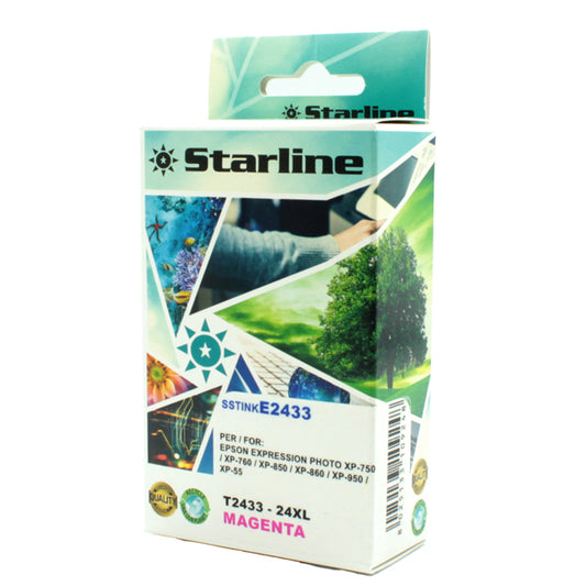 STARLINE - JNEP24M - Starline - Cartuccia ink - per Epson - Magenta - C13T24334012 -24XL -11m