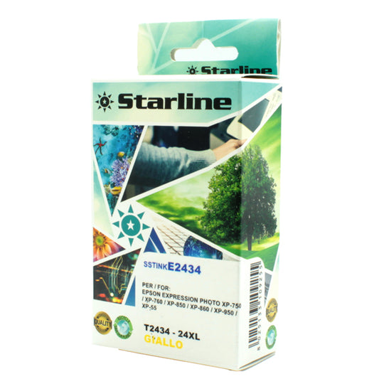 STARLINE - JNEP24Y - Starline - Cartuccia ink - per Epson - Giallo - C13T24344012 - 24XL - 11ml