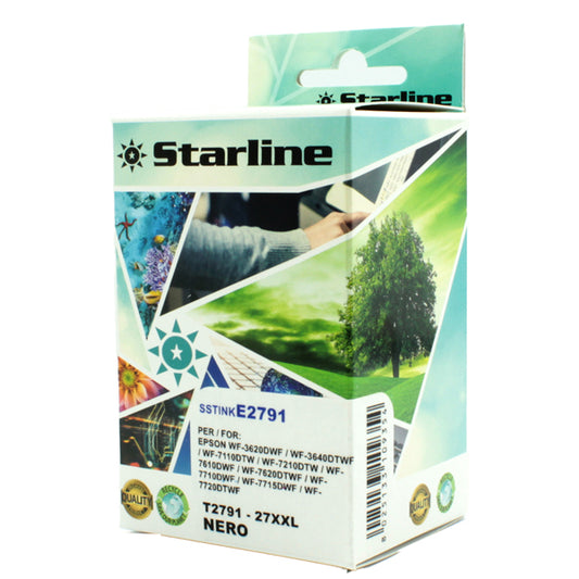 STARLINE - JNEP2791B - Starline - Cartuccia ink - per Epson - Nero - C13T27914012 - 27XXL -43,4ml