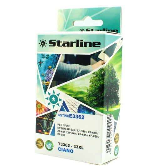 STARLINE - JNEP33C - Starline - Cartuccia ink - per Epson - Ciano - C13T33624012 - 33XL -11 ml