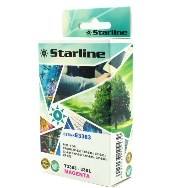 STARLINE - JNEP33M - Starline - Cartuccia ink - per Epson - Magenta - C13T33634012 - 33XL - 11ml
