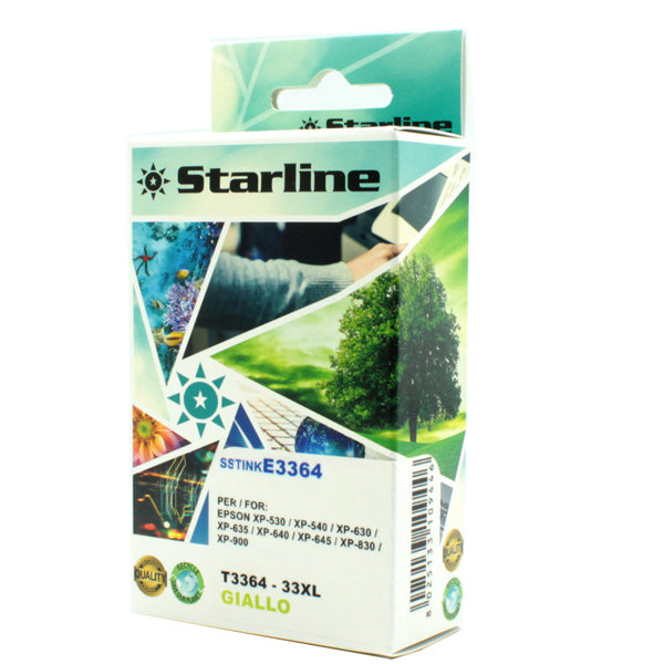 STARLINE - JNEP33Y - Starline - Cartuccia ink - per Epson - Giallo - C13T33644012 - 33XL - 11ml