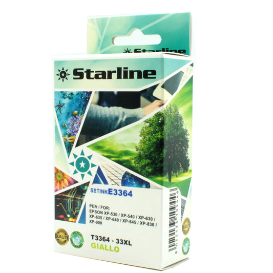 STARLINE - JNEP33Y - Starline - Cartuccia ink - per Epson - Giallo - C13T33644012 - 33XL - 11ml
