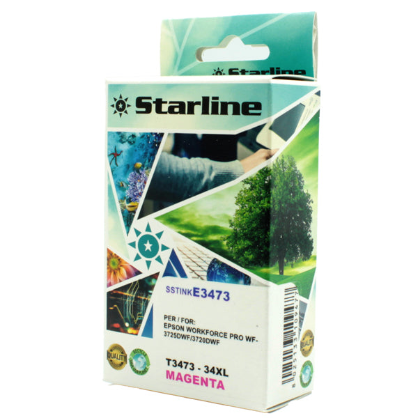 STARLINE - JNEP34M - Starline - Cartuccia ink - per Epson - Magenta - CT34734010 - 34XL-10,80ml