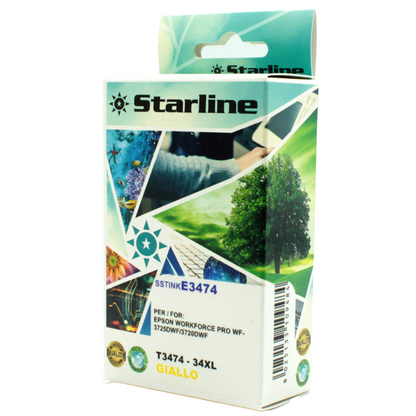 STARLINE - JNEP34Y - Starline - Cartuccia ink - per Epson - Giallo - C13T34744010 - 34XL- 10,80ml