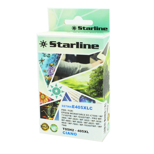 STARLINE - JNEP405C - Starline - Cartuccia Ink compatibile per Epson 405XL - Ciano - 18ml