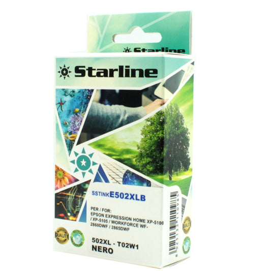 STARLINE - JNEP502B - Starline - Cartuccia Ink - per Epson - Nero - C13T02W14010 - 502XL - 13ml