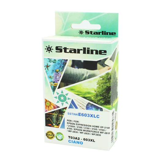 STARLINE - JNEP603C - Starline - Cartuccia 603XL Stella Marina - Ciano - 13ml