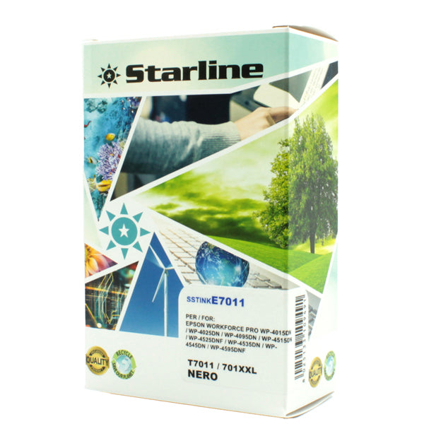 STARLINE - JNEP701B - Starline - Cartuccia ink - per Epson - Nero - C13T70114010 - T7011 59ml