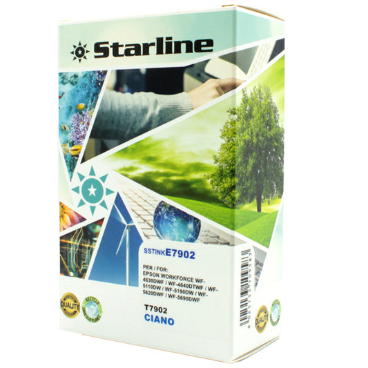 STARLINE - JNEP79C - Starline - Cartuccia ink - per Epson - Ciano - T7902 - 79XL-C13T79024010 - 19ml