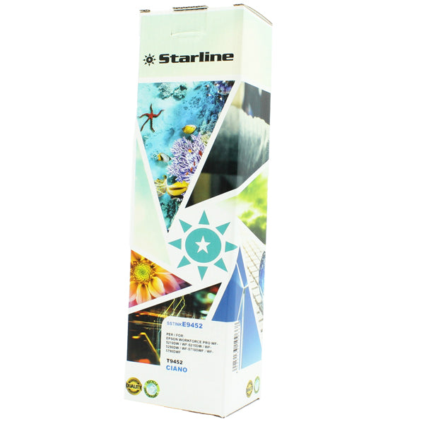 STARLINE - JNEP9452C - Starline - Cartuccia ink - per Epson - Ciano - C13T945240 - T9452 - 38,1 ML