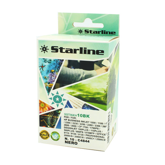 STARLINE - JRHP10B - Starline - Cartuccia Ink Compatibile - per HP 10 - Nero - 69ml