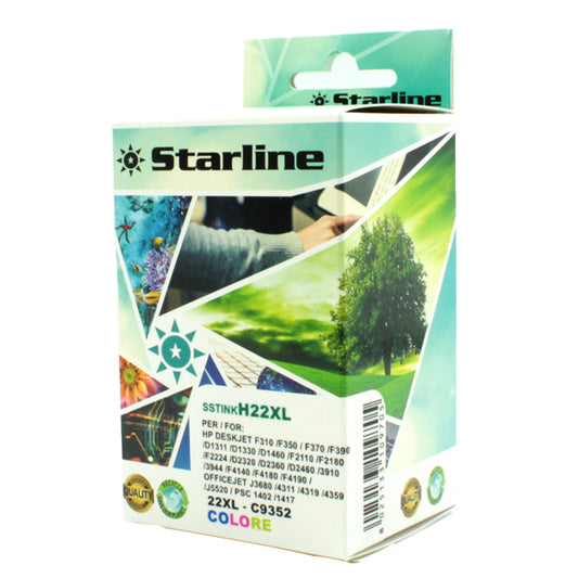 STARLINE - JRHP22 - Starline - Cartuccia ink Compatibile -  per HP 22XL-C-M-Y