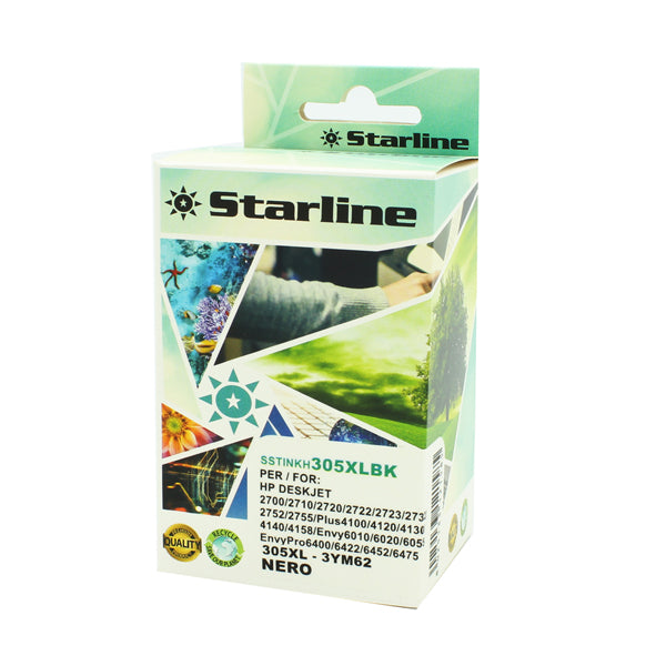 STARLINE - JRHP305XLB - Starline - Cartuccia Ink Compatibile - per HP 305XL - Nero - 3YM62AE - 240 pag