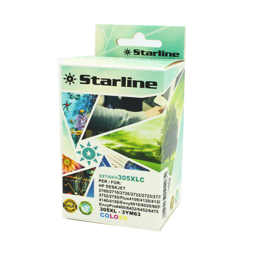 STARLINE - JRHP305XLC - Starline - Cartuccia Ink Compatibile - HP 305XL - C-M-Y - 18ml
