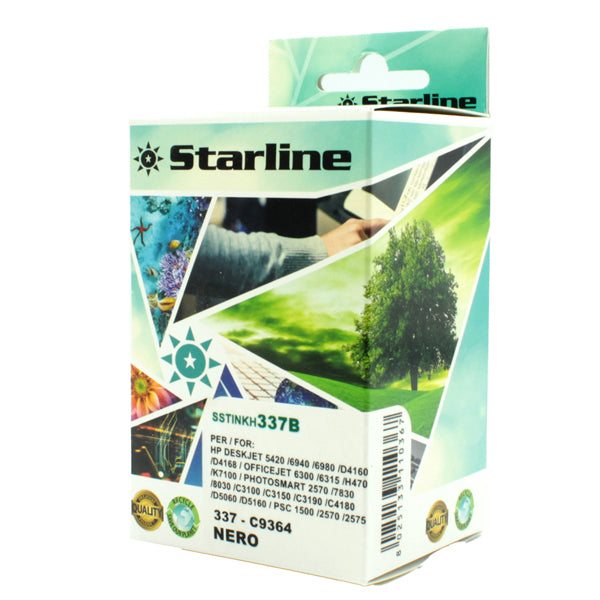 STARLINE - JRHP337 - Starline - Cartuccia ink Compatibile - per  HP 337 - Nero - C9364EE