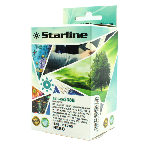 STARLINE - JRHP338 - Starline - Cartuccia ink Compatibile - per HP 338 - Nero