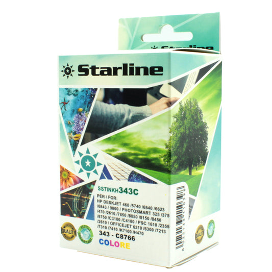 STARLINE - JRHP343 - Starline - Cartuccia ink Compatibile - per HP 343 - Colore C8766EE