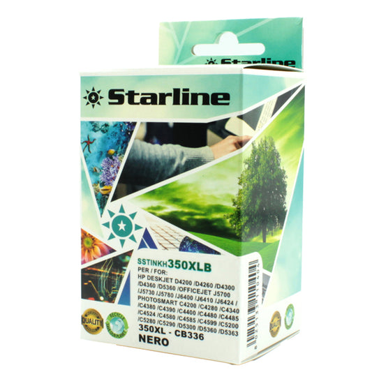 STARLINE - JRHP350XLB - Starline - Cartuccia ink Compatibile - per HP 350XL - Nero CB336EE
