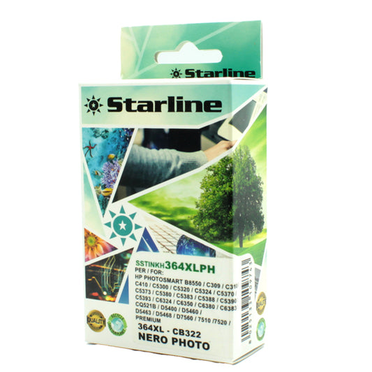 STARLINE - JNHP364PB - Starline - Cartuccia ink Compatibile - per HP 364XL - Nero Photo - CB322E - 14,6ml